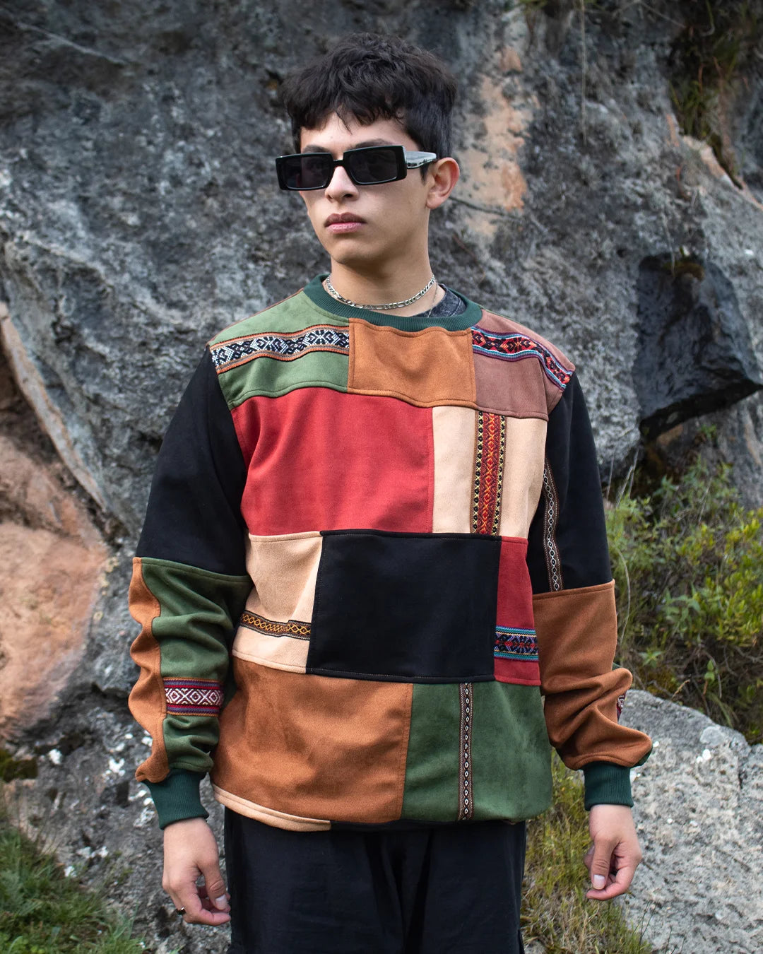 Polera Andean Collage Varon