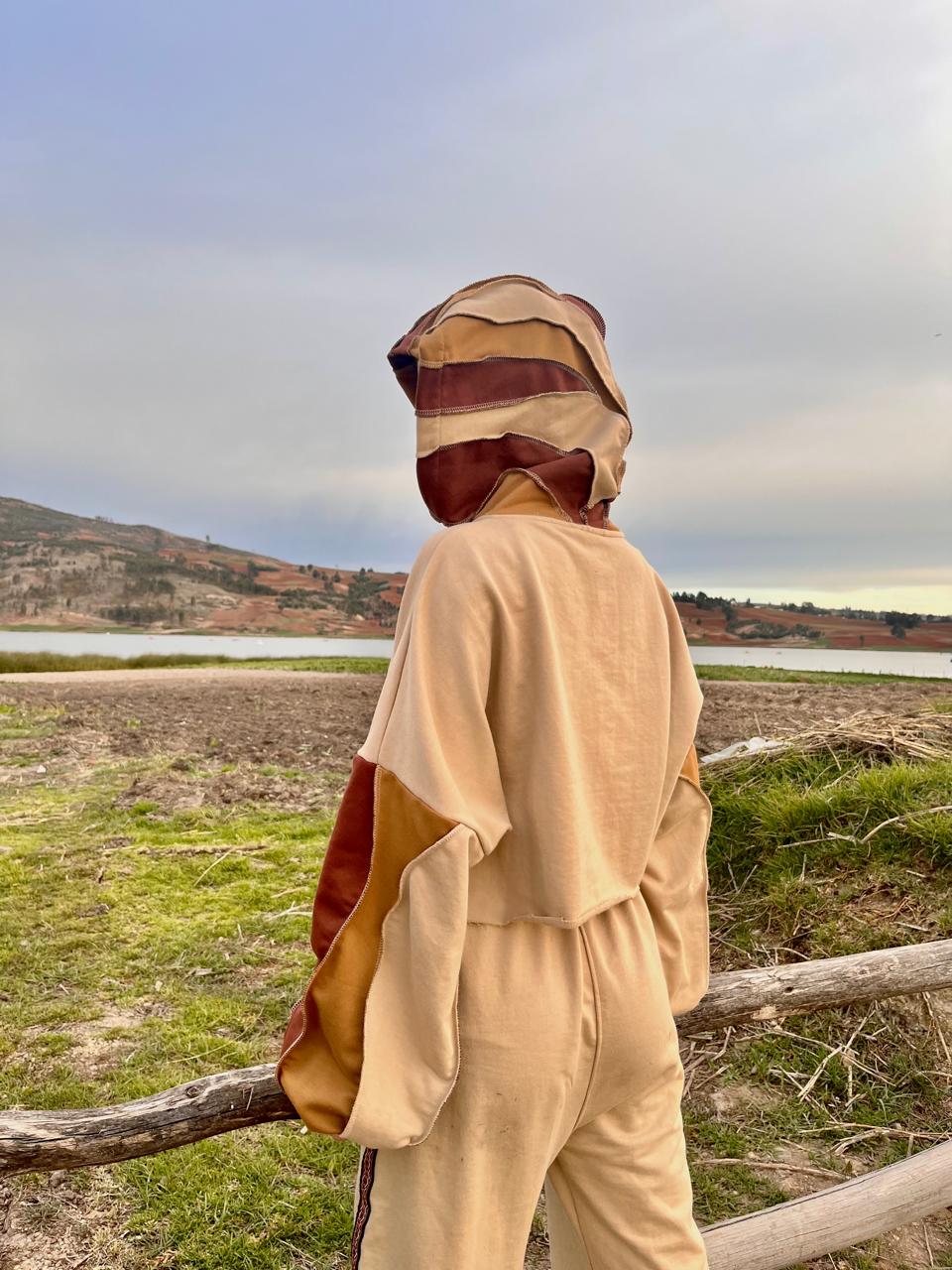 Maras cropped oversize hoodie