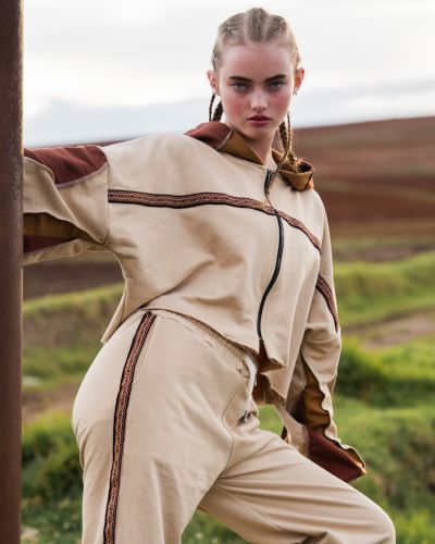 Maras cropped oversize hoodie