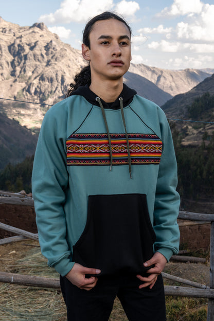 POLERA RANGLA CON CAPUCHA