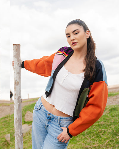 CARDIGAN ANDEAN COLLAGE