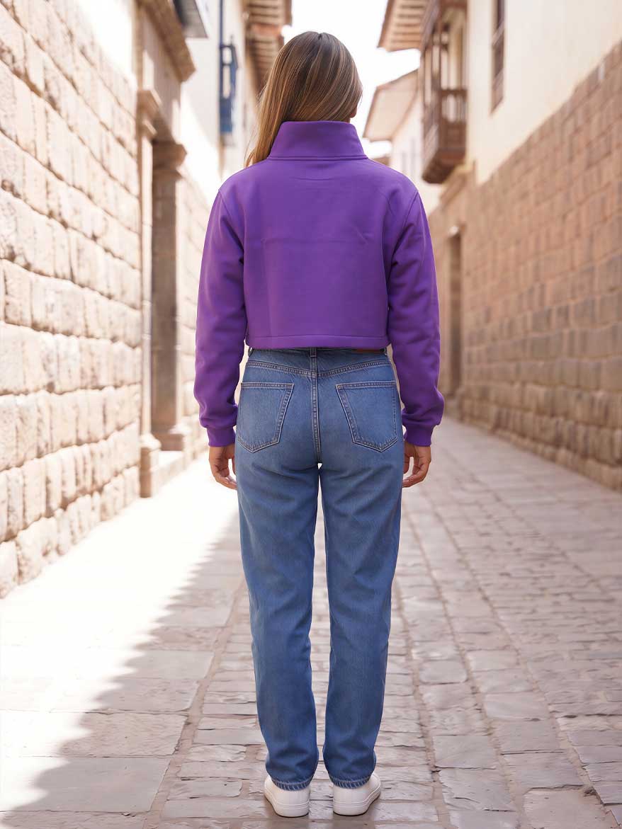 CATCA ½ CROP CLOSURE T-SHIRT