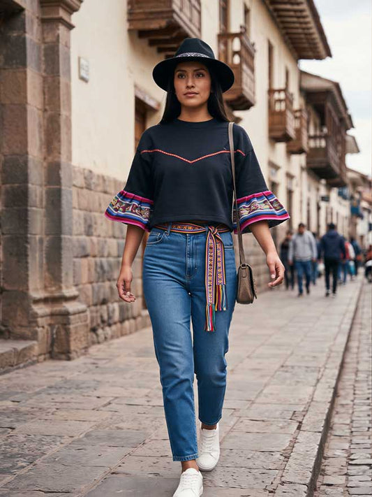Polera Falda Campesina