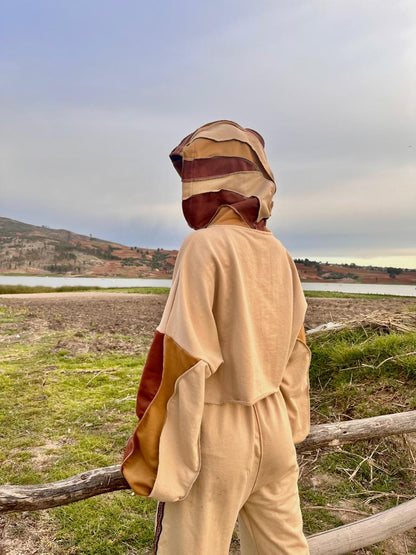 Maras cropped oversize hoodie