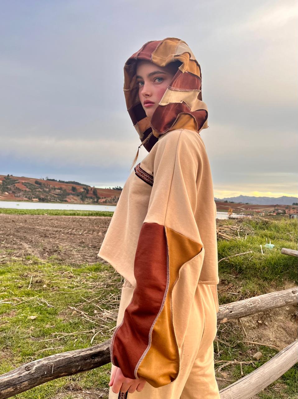 Maras cropped oversize hoodie